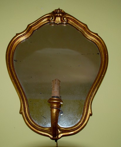 Antica specchiera legno - specchiera,