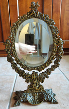 Specchio basculante in bronzo