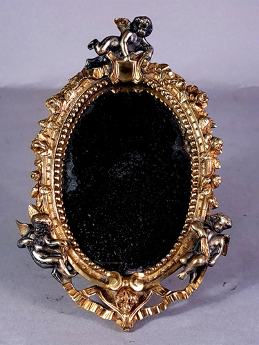 Antica bella cornice bronzo