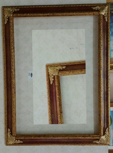 Cornice oro foglia con - con, fregi