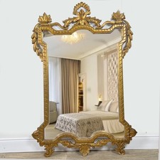 Antico specchio con cornice in