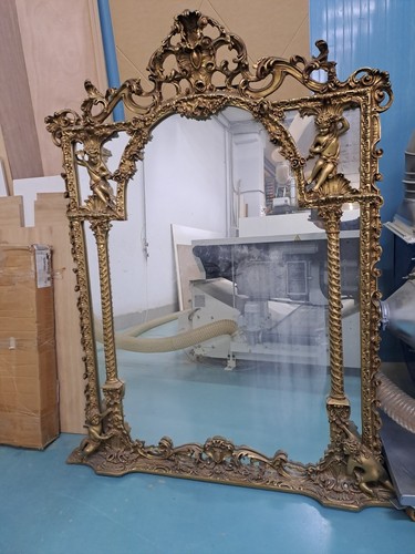 Cornice antica dorata con - antica,