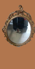 Specchio ovale con cornice