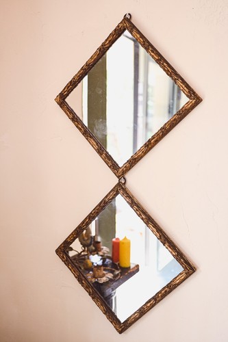Coppia specchi con cornice - di,