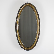 Specchio Ovale con Cornice in