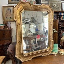 Antico specchio con cornice