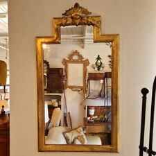 Specchio con cornice in legno